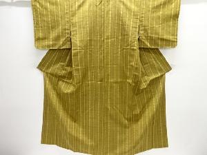 変わり縞織り出し手織り紬着物